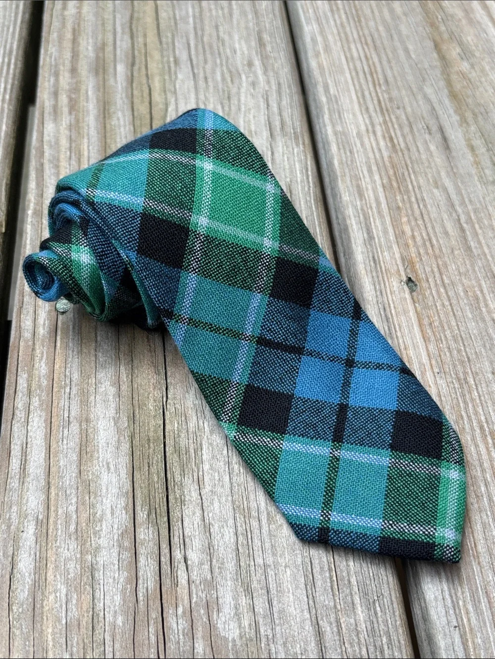 Graham of Menteith Clan Ancient Tartan Wool Scottish Heritage Celtic Necktie